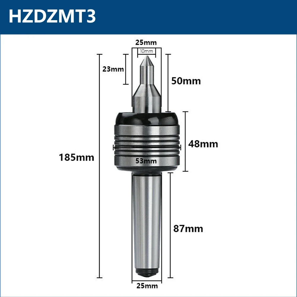 Accessories Center Taper For Lathe High Precision Live Revolving Center Parts Silver Tailstock Center Brand New