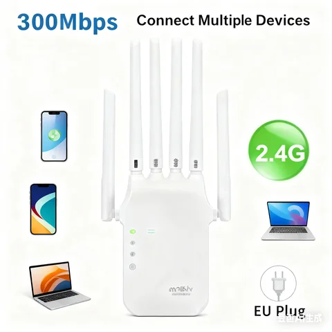 1200Mbps Wifi-förstärkare Dubbelband 2.4G 5G Repeater Nätverksexpander Räckviddsförlängare WiFi-signalförstärkare Trådlös router 10 best sales 5g-booster - №9