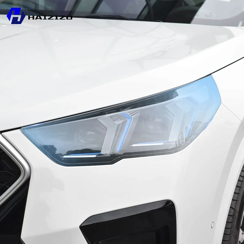 

Для BMW X2 U10 2024-2025: Защитная пленка из ТПУ для фар, дымчато-черная, устойчивая к царапинам и УФ-излучению, простая установка, комплект виниловой пленки PPF