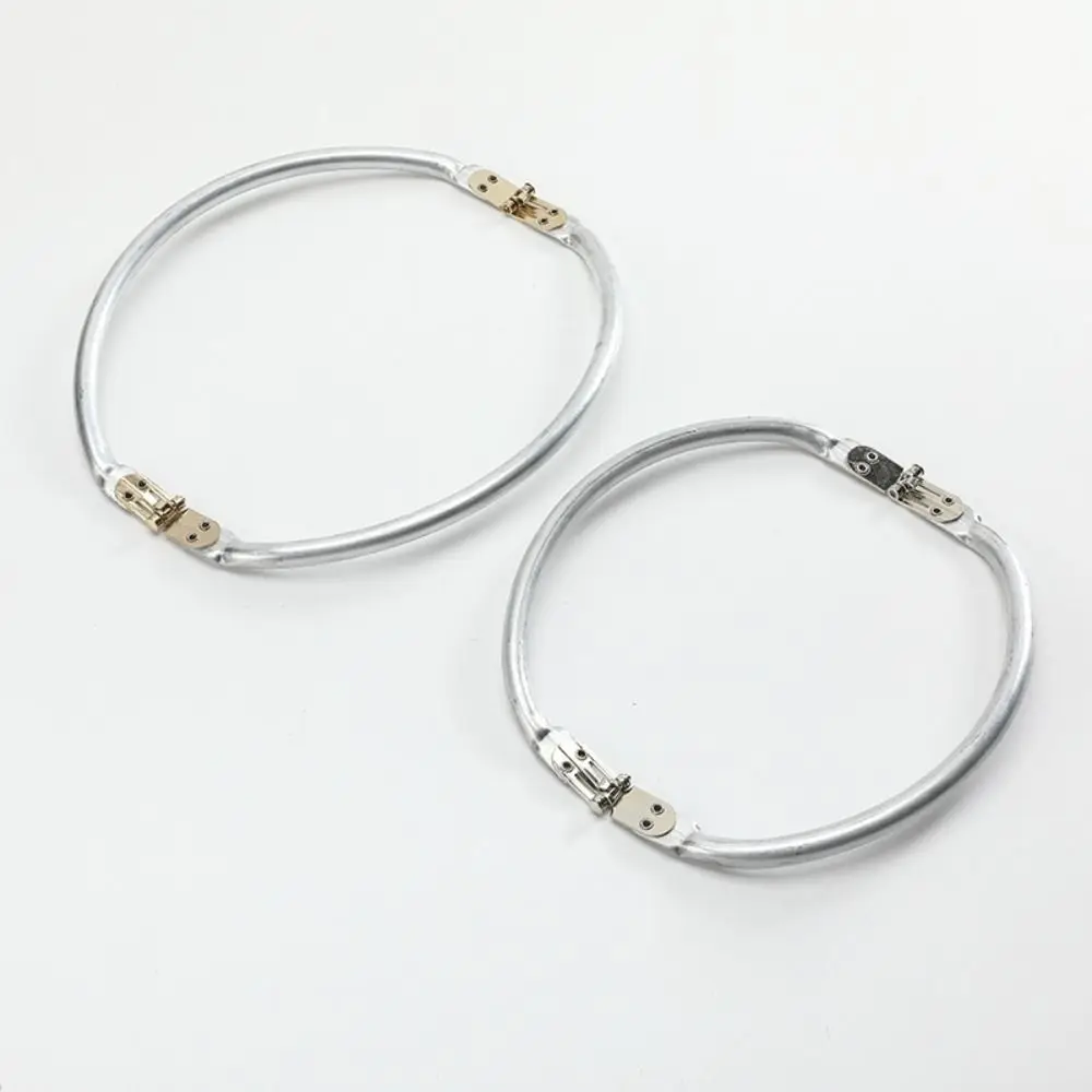 Retro 190/230mm Kiss Clasp Handle Craft DIY Kiss Clasp Lock Aluminum Tube Clamp Bag Sewing Accessories