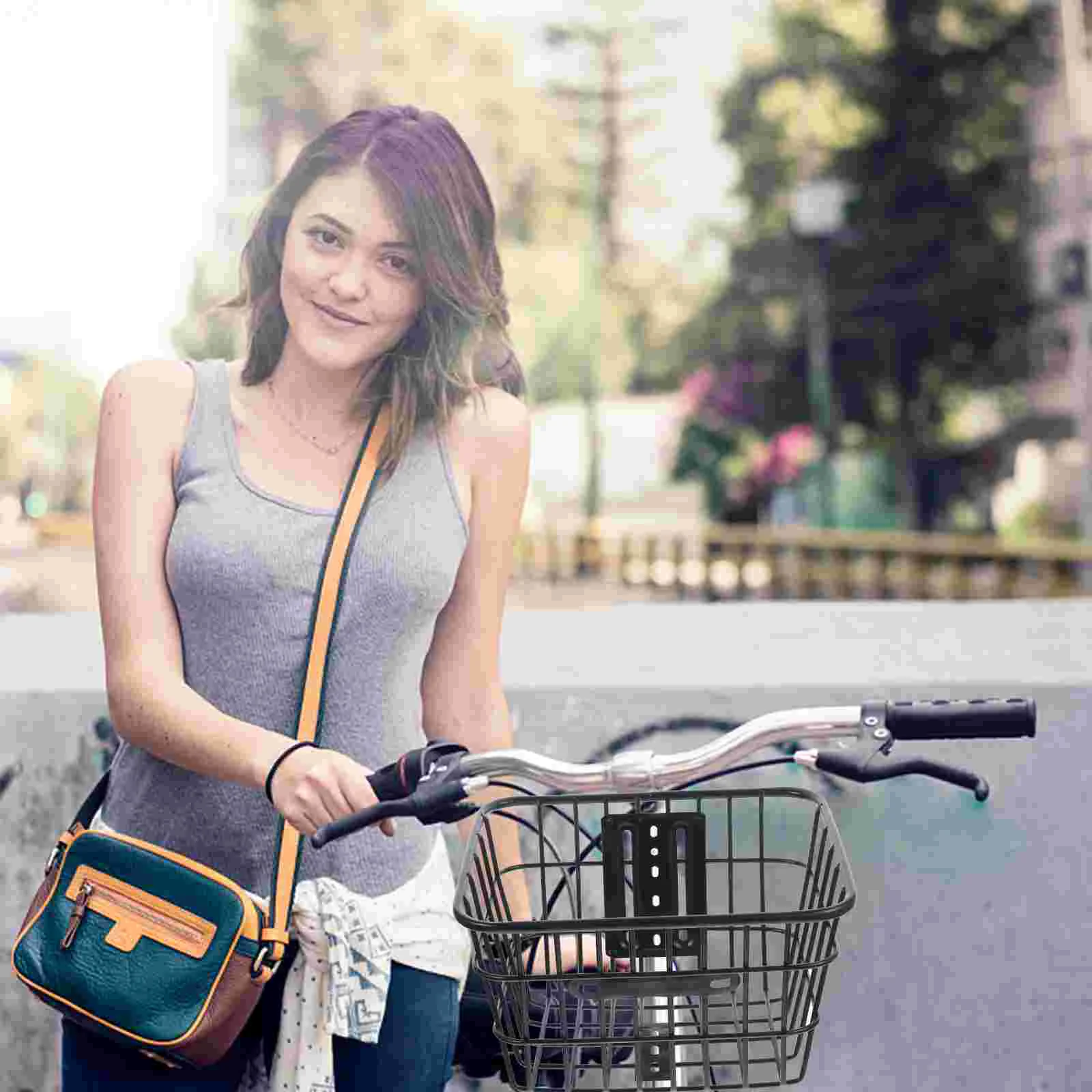 

Basket Rear Electric Bicycle for Adults Bike Accessories Big Storage Child Exercise