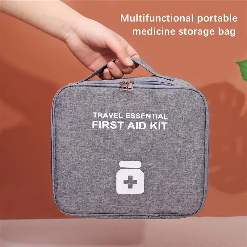 Portable Medicine Storage Bag Travel First Aid Kit Medicine Bags Organizer Camping Outdoor Emergency Survival Bag Storage Bag