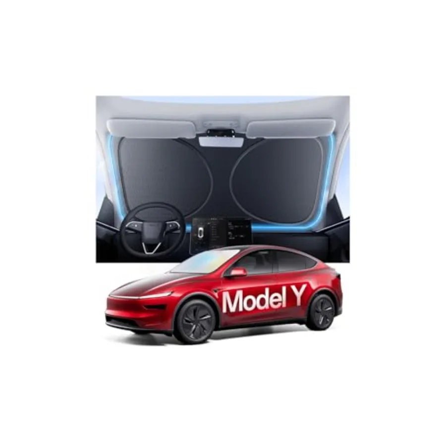Windshield Sun Shade for 2020-2026 Juniper,UV Block and Heat Insulation, Custom Fit Sunshade, Foldable Car Sunshade with Storag