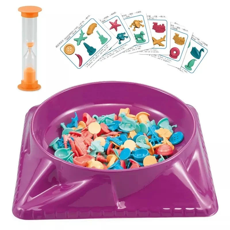 

Настольная игрушка Crazy Treasure Hunt для родителей и детей, интерактивная игровая игра с двойным наблюдением Vision Challenge для нескольких человек