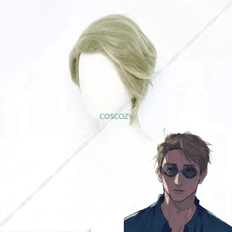 qq023Anime Jujutsu Kaisen Nanami Kento Cosplay Costume Wig Shirt Coat Pants Halloween Christmas Carnival Party Role Play Con Sui