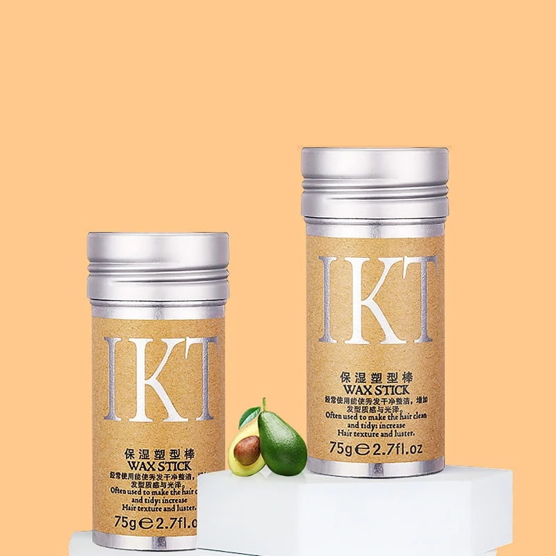 75 جرام كريم تشطيب شعر الطفل شمع للشعر عصا صغيرة مكسورة كريم تشطيب الشعر تثبيت سريع بلسم تصفيف الشعر