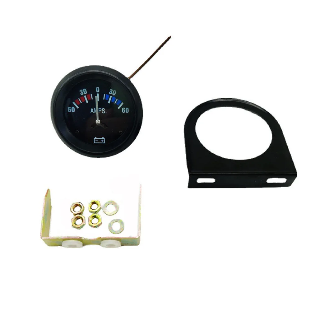 52mm 12V Automobile Refitted Instrument Automobile Universal Ammeter Ammeter 60-0-60