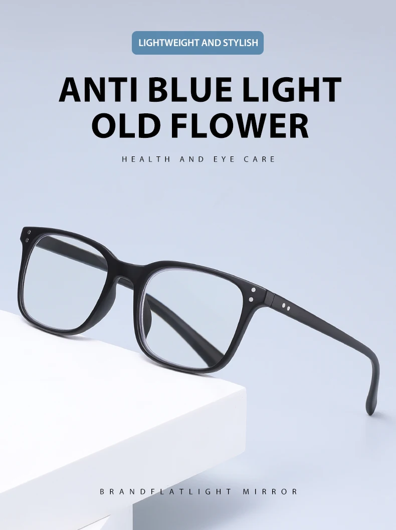 5 قطع خمسة أزواج من نظارات القراءة الأنيقة والمريحة، مضادة للضوء الأزرق، مناسبة للرجال والنساء من جميع الأعمار #3