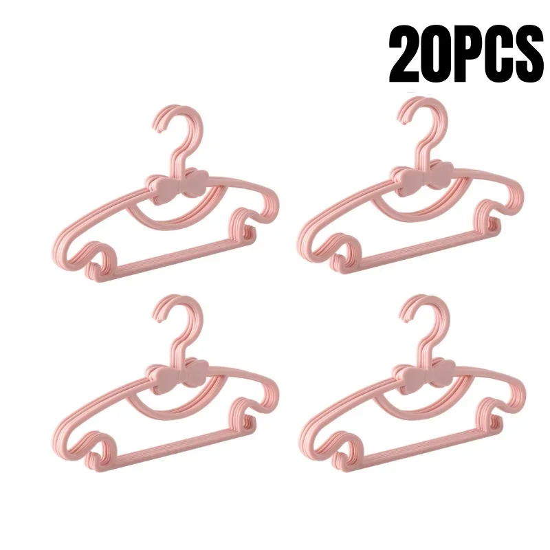 5-50 Stuks Baby Hangers Plastic Kinderkleding Opslag Hanger voor Kwekerij Kinderen Hangers Peuter Baby Draagbare Jassen Thuis rek - afbeelding 1