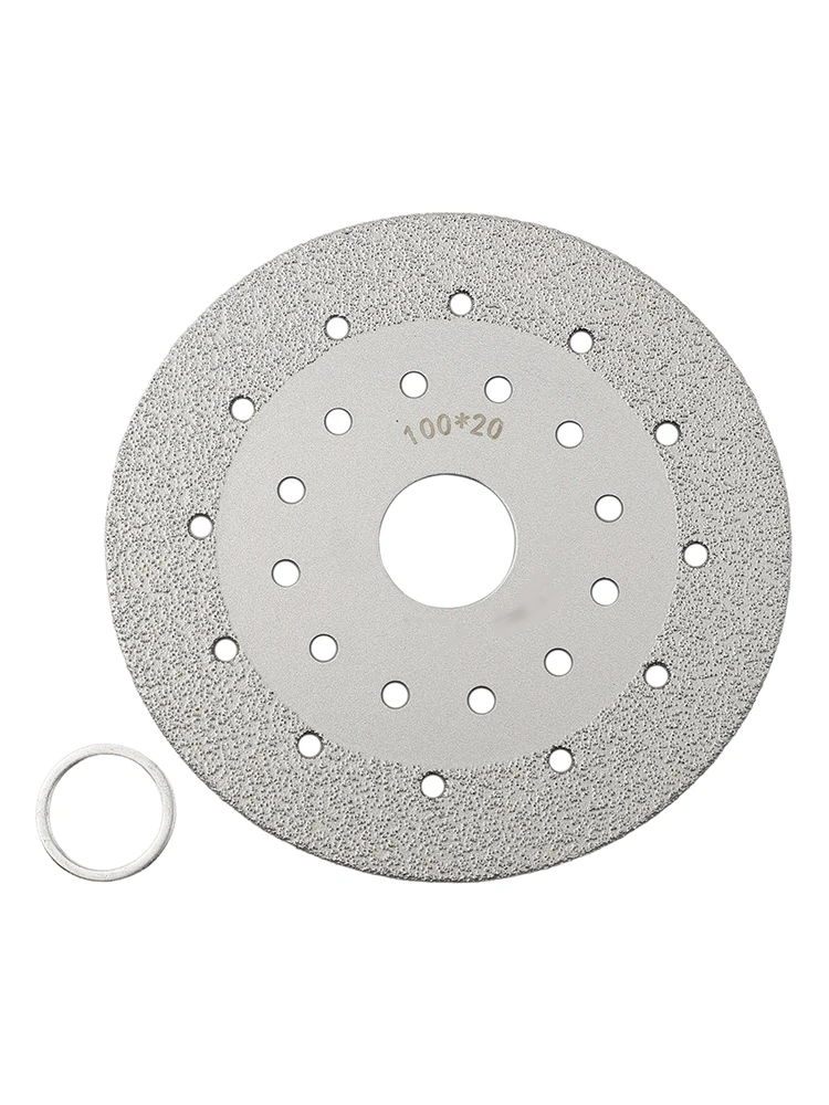 60 Grit Optional Diamond Saw Blade 100mm Saw Blade High Density Emery Improve Work Efficiency Multi-hole Design