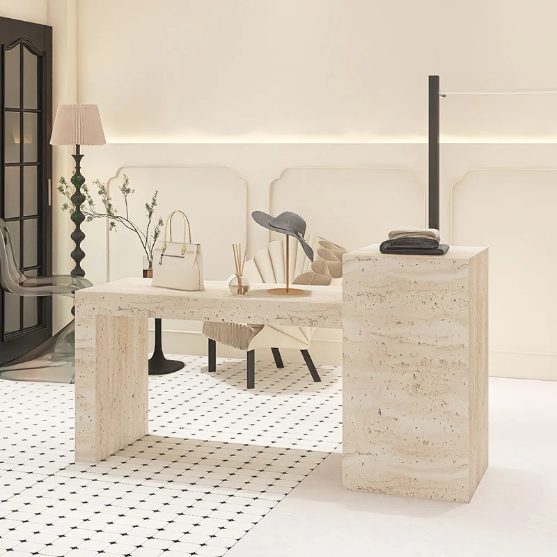 Nakajima Display Table Clothing Store Nakajima Table Travertine Women's Clothing Store Water Table Jewelry Middle