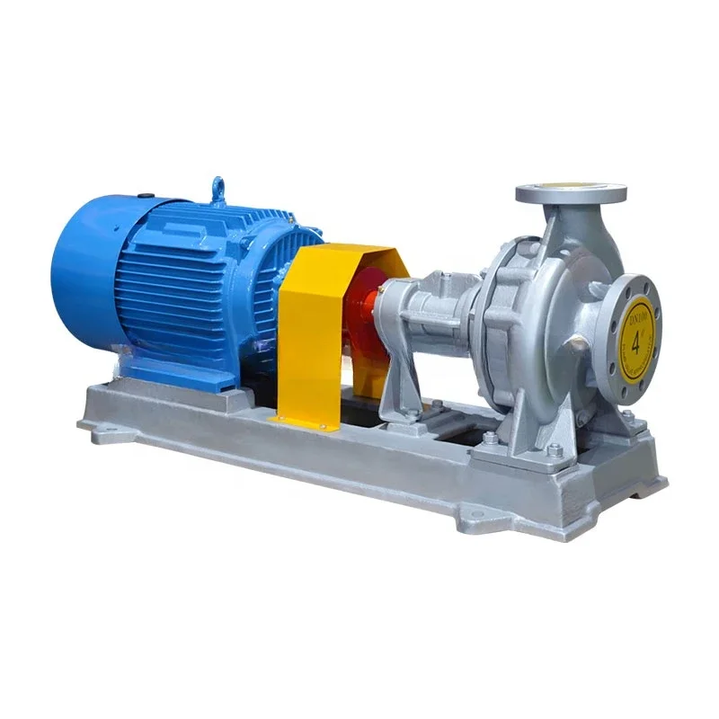 Hot oil pump 100 cubic meters/h 370 degree air cooler High temperature circulation thermal oil centrifugal pump