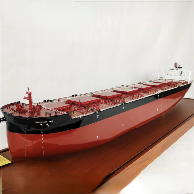 Ship Model 145cm Bulk Carrier Model Pure Handmade Modern Minimalist Ship Model Decoration Ornaments Gift Model