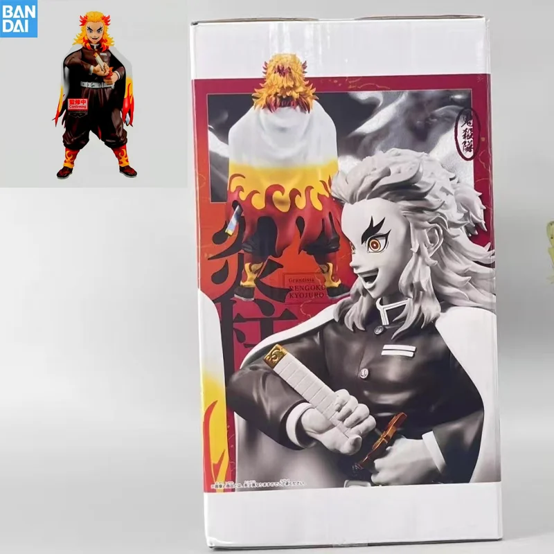 Genuine BANDAI BANPRESTO Kimetsu No Yaiba Grandista Rengoku Kyoujurou Action Figure Toy