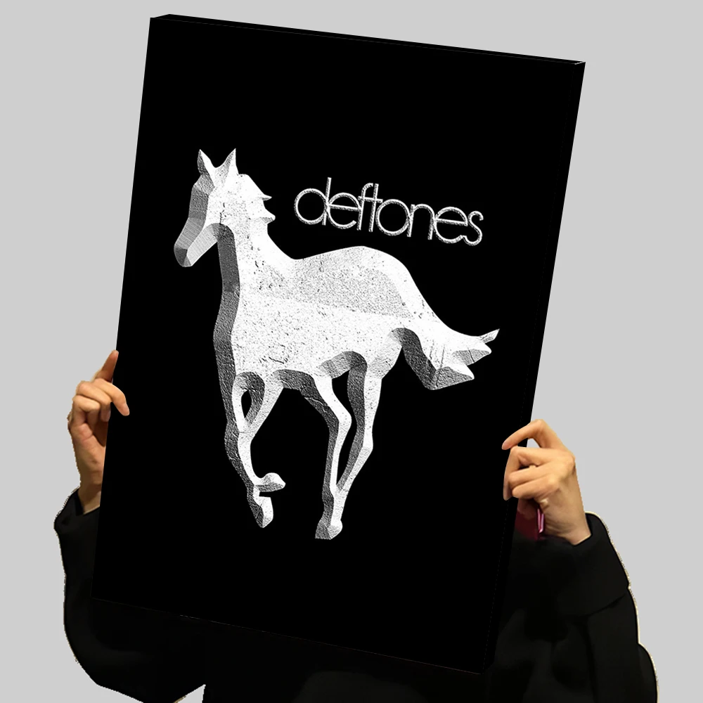 Póster con impresiones de música de caballo de piedra, pintura en lienzo personalizada, arte de pared, decoraciones para el hogar, decoración Interior, decoración para sala de estar, varita Deko