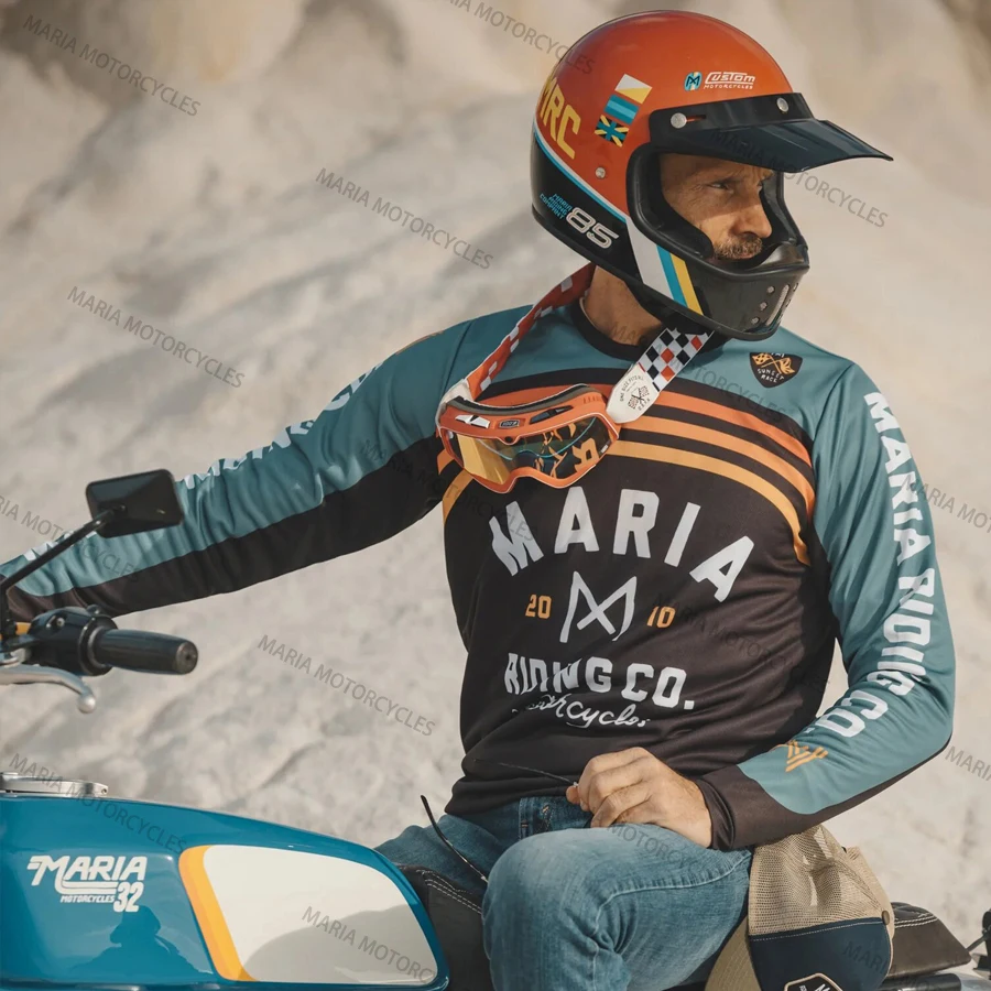 

Мотоциклетный трикотаж Maria для езды на выносливость, гоночная рубашка Mtb, футболка для скоростного спуска, Camiseta, одежда для мотокросса Mx, одежда для горного велосипеда