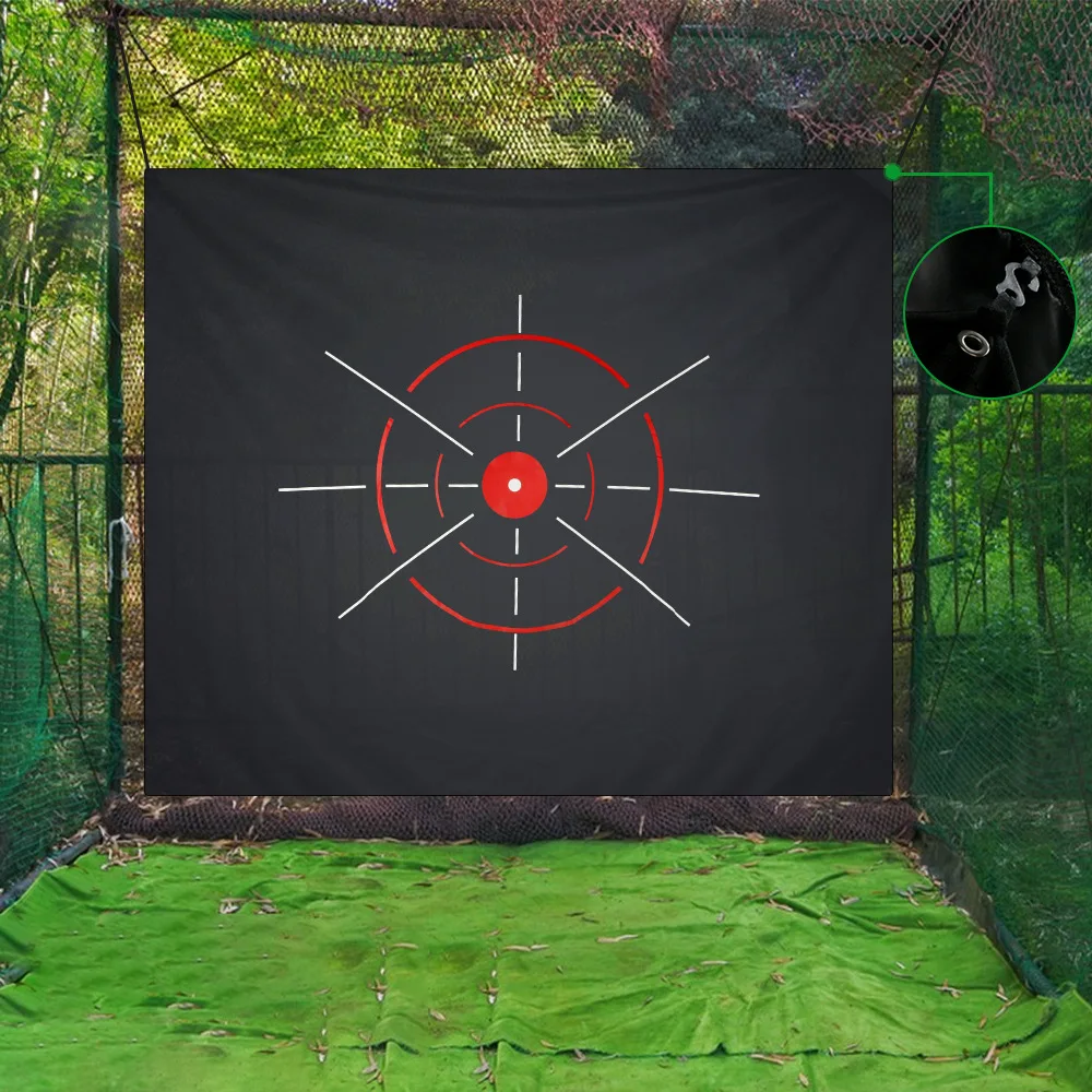 

168x146cm Golf Target Cloth Hitting Net Driving Range Golf Hitting Cage Aiming Exercise for Yard Practice Indoor Outdoor Golfing