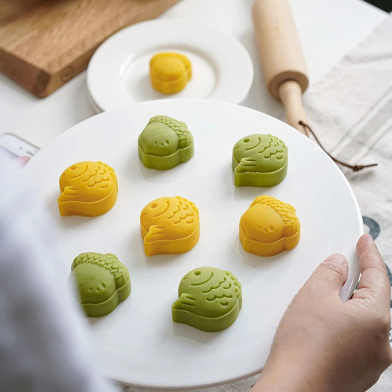 Acorns Shaped Mooncake Stamp Baking Mooncake Accessories for Mid-Autumn Festival Drop shipping