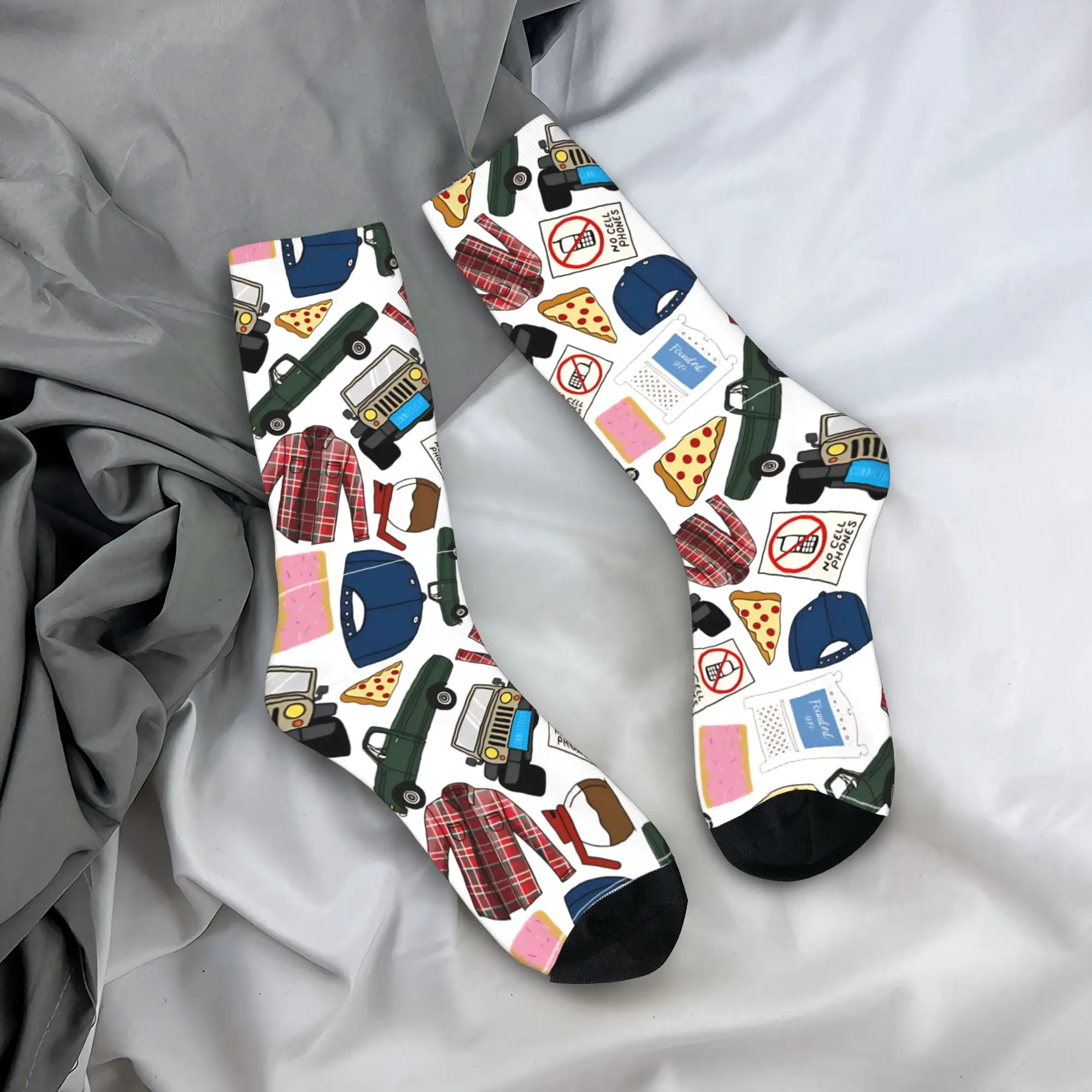 Зимние теплые забавные мужские и женские носки Gilmore Girls Luke Lorelai, нескользящие баскетбольные носки,