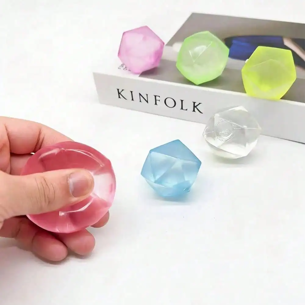 Envío gratis: Cubos de hielo, diamantes, cubos, maltosa, bolas antiestrés, para amasar, para apretar, sensoriales, herramientas para aliviar el estrés
