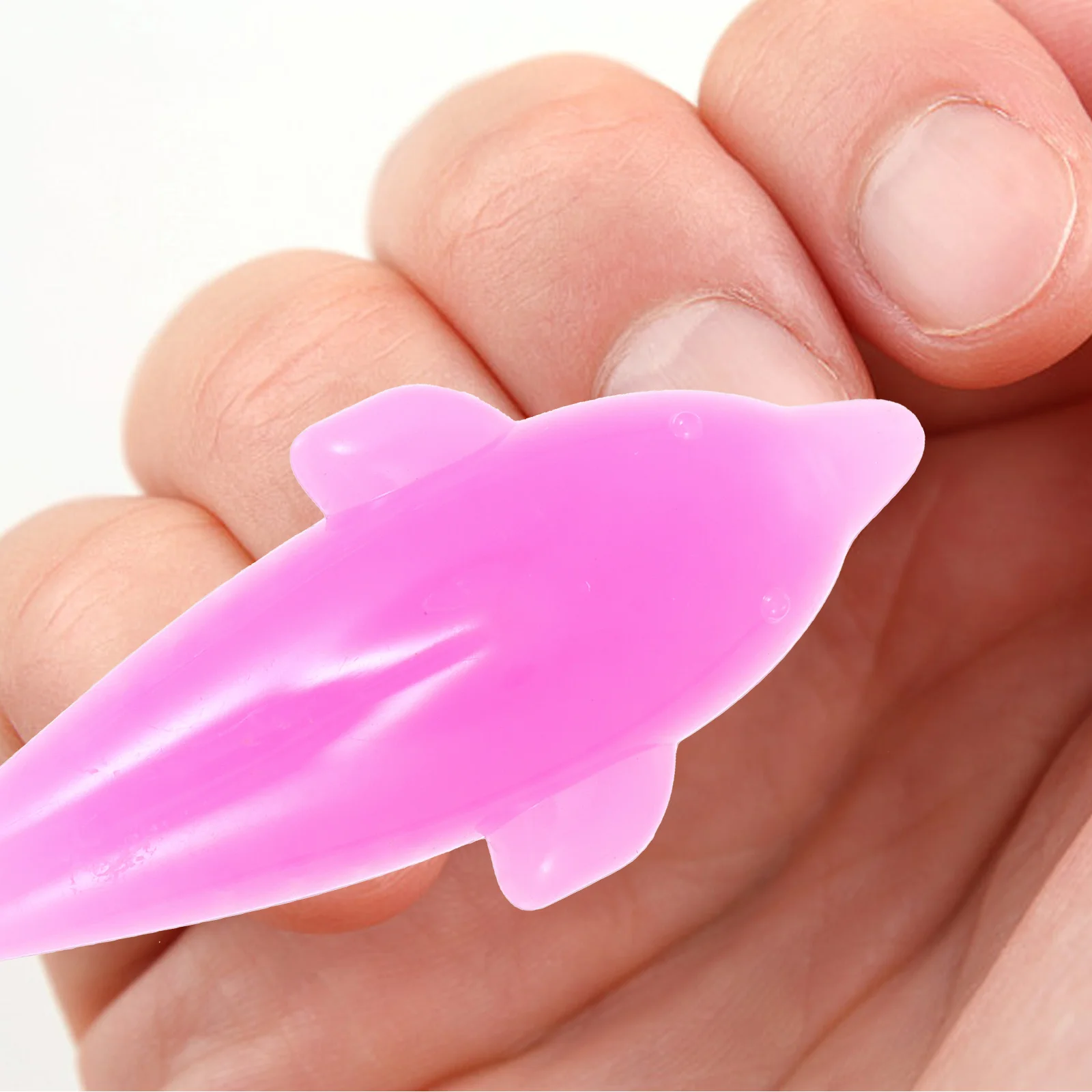 5 個の爪ブラシ動物の形の高級プラスチックコンパクトサイズ汚れ塵除去ポータブルマニキュアネイルケアツール