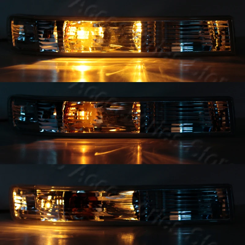 1Pair Car Front Bumper Fog Light Turn Signal Light Lamp For Chevy Express GMC Savana Van 2003-2014/2023 GM2521188 GM2520188