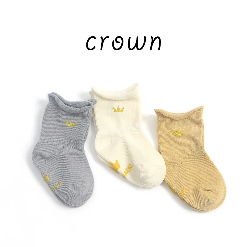 

3Pairs/lot Newborn Baby's Pure Cotton Soft Socks Boys Girls Loose Comfortbale Socks