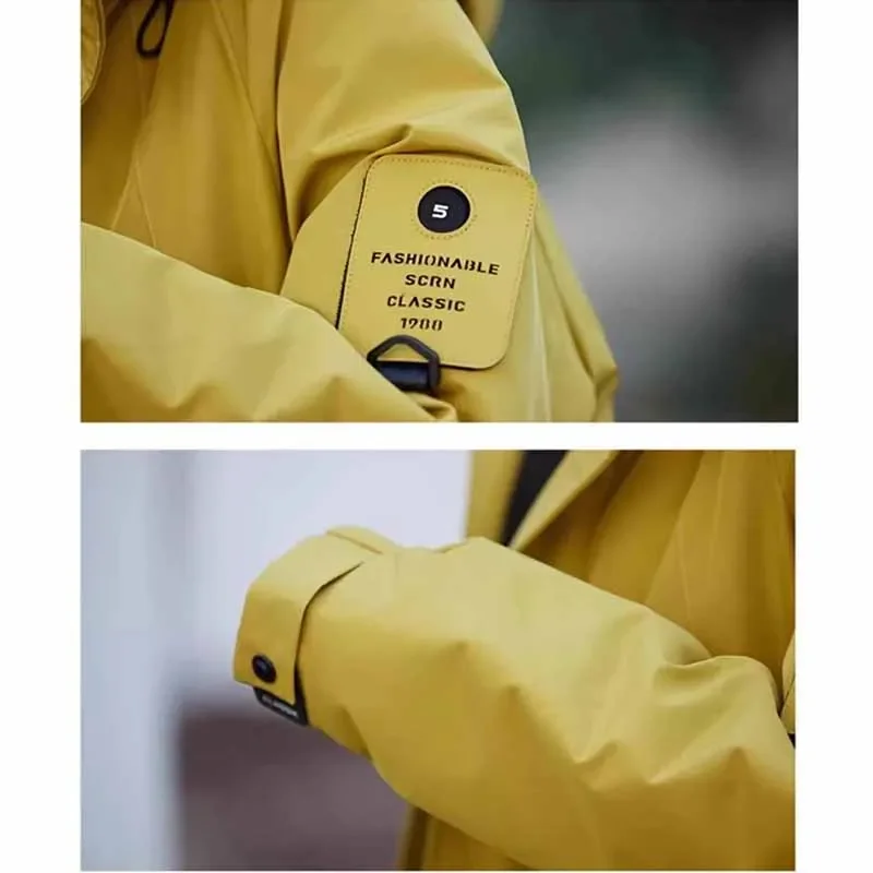 Chaqueta Pop Interchange 2024, chaqueta nueva de primavera y otoño, chaqueta de trabajo con capucha de Stormtrooper americano, prendas de vestir Vintage para mujeres y hombres