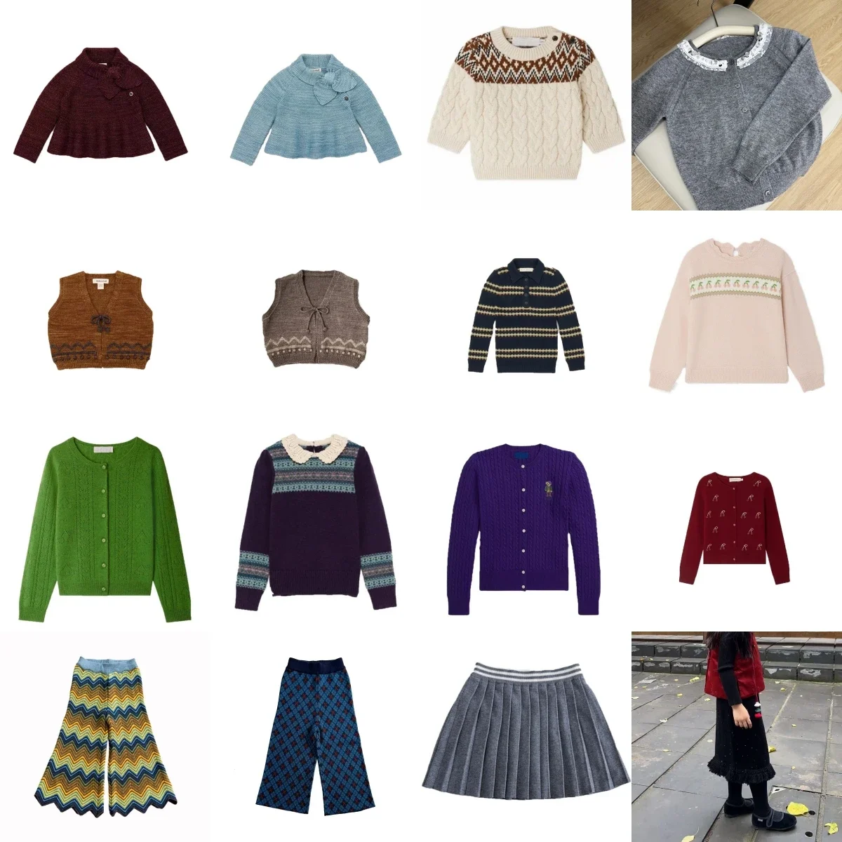 

Детская одежда, новинка 2024, осень-зима, пуловеры для маленьких мальчиков, свитера, трикотаж, кардиган, юбки, рождественское платье принцессы для девочек