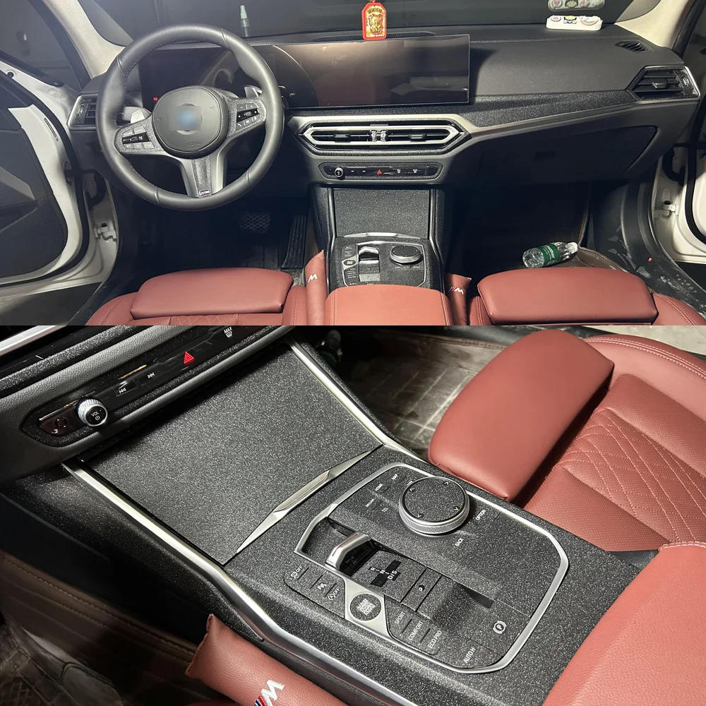 

For BMW 3 Series G21 2023-2025 Interior Central Control Panel Door Handle Carbon Fiber Sticker Decals Car Styling Accessorie