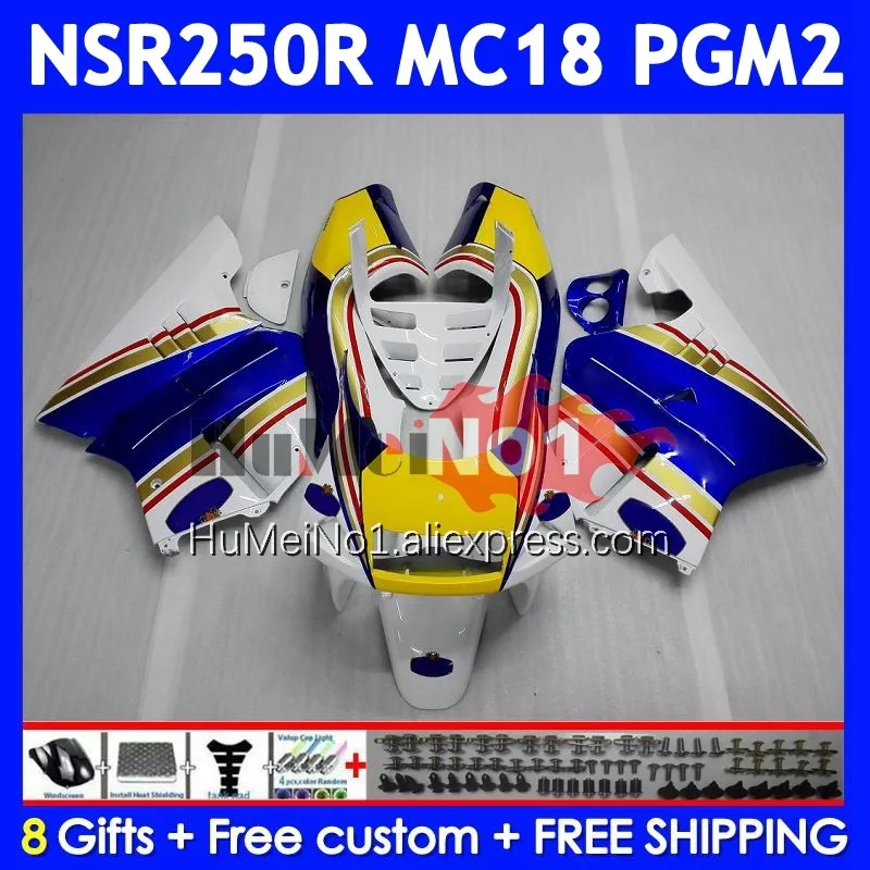 Body For HONDA NSR250R Rothmans HOT NS250 NSR 250 R NSR 250R 1988 1989 14No.6 MC16 MC18 PGM2 NSR250 RR NSR250RR 88 89 Fairings