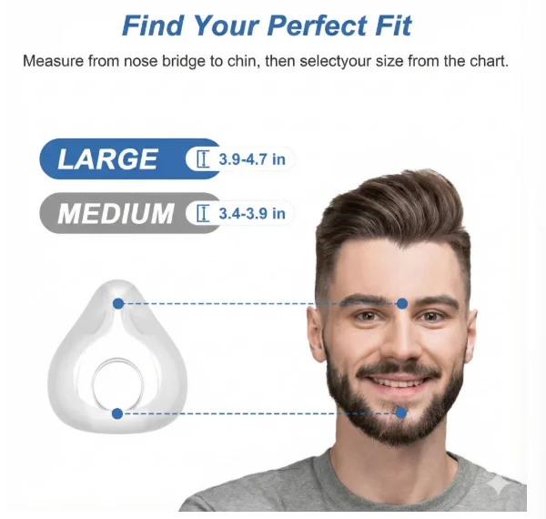 

1 упаковка высококачественной маски AirFit F20: роскошная, мягкая и долговечная маска для ротово-носовой вентиляции.