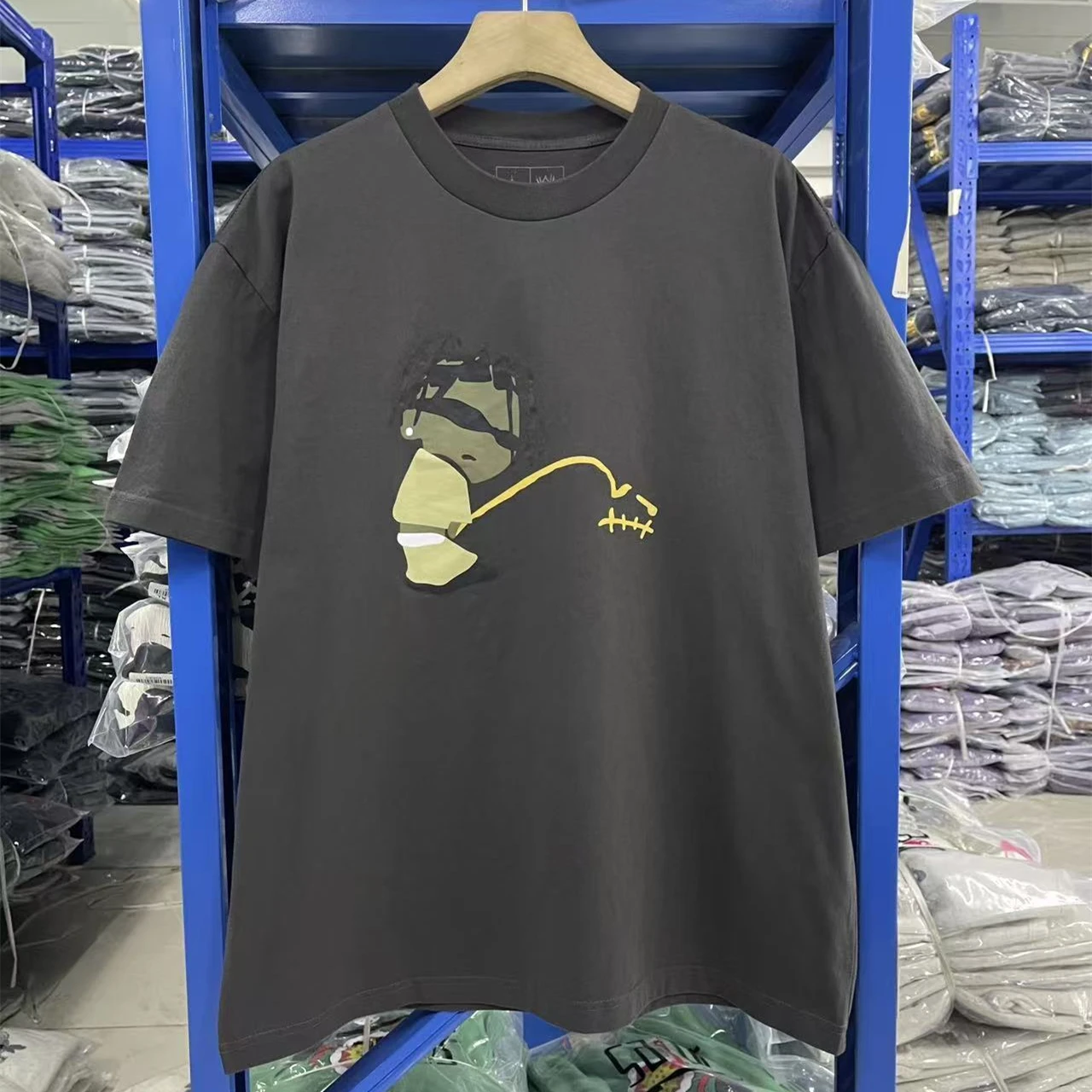 

FW25 RODEO CPFM TRACK 8 Cactus Jack T Shirt Men Women Short Sleeved Tops Tee T-shirt