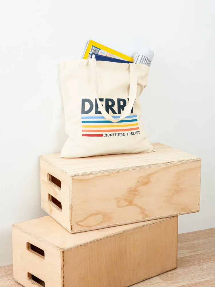 Derry City Northern Ireland Tote Bag Gift bag Women's beach bags tote bag men university shopper