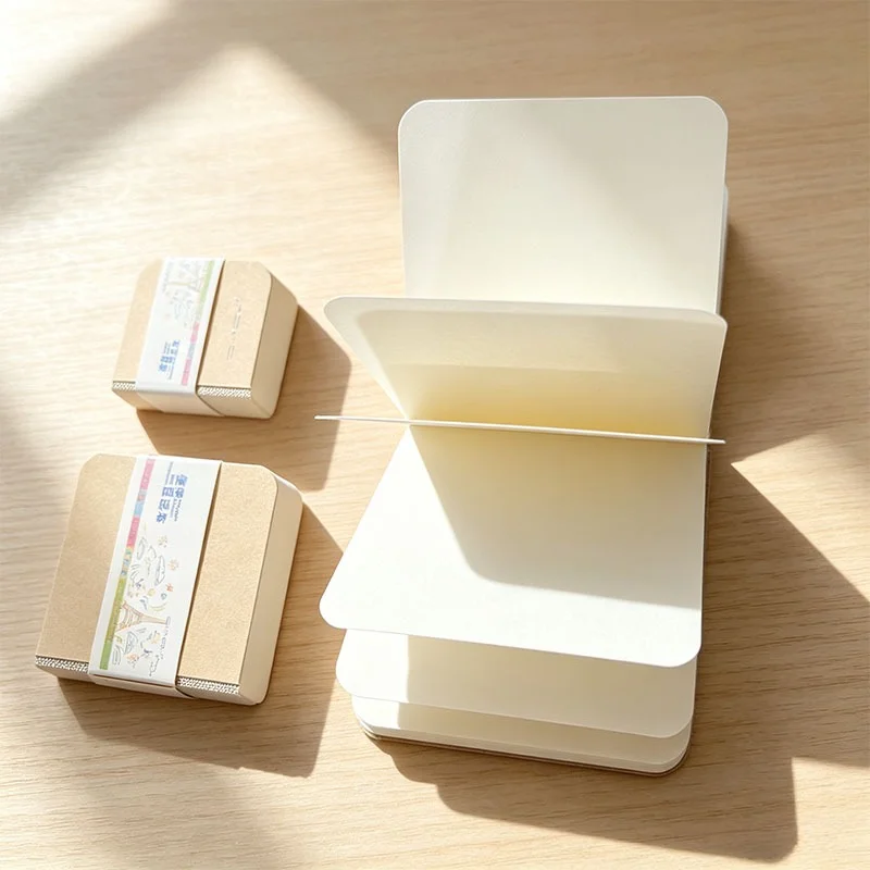 Pocket Watercolor Sketchbook 3Pcs Set 230g Wood Pulp 40‑80mm Mini Square Drawing Pad for Marker Acrylic Gouache Painting