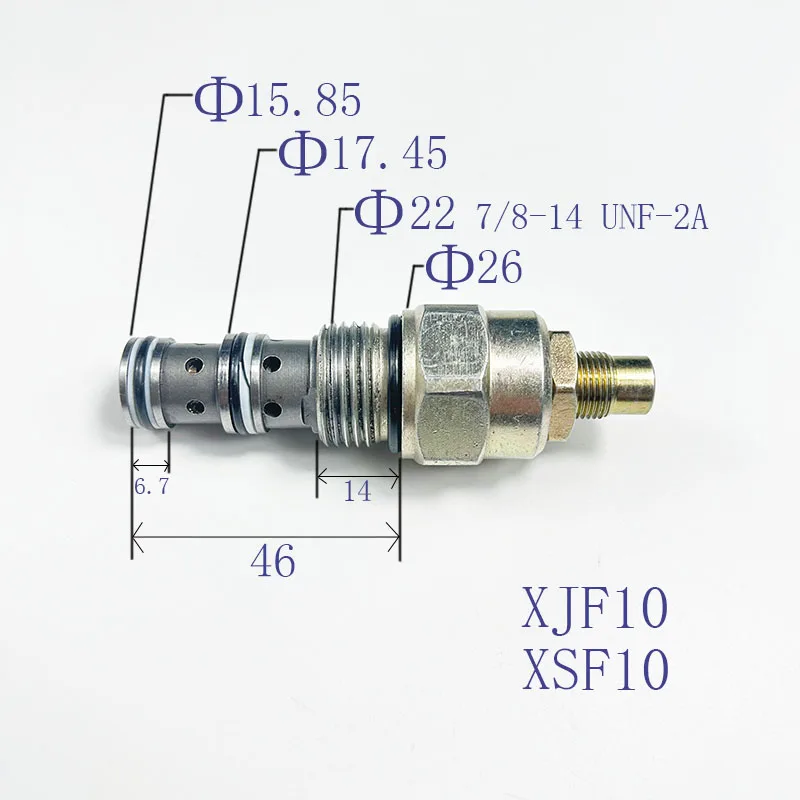 Thread insertion pressure reducing valve XJF10-00, PPR2-10