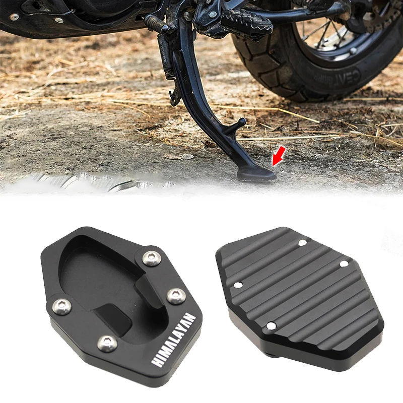 Motorcycle Accessorie Kickstand Enlarge Side Stand Extension Support Pad For Royal Enfield Himalayan 450 2024 2025-