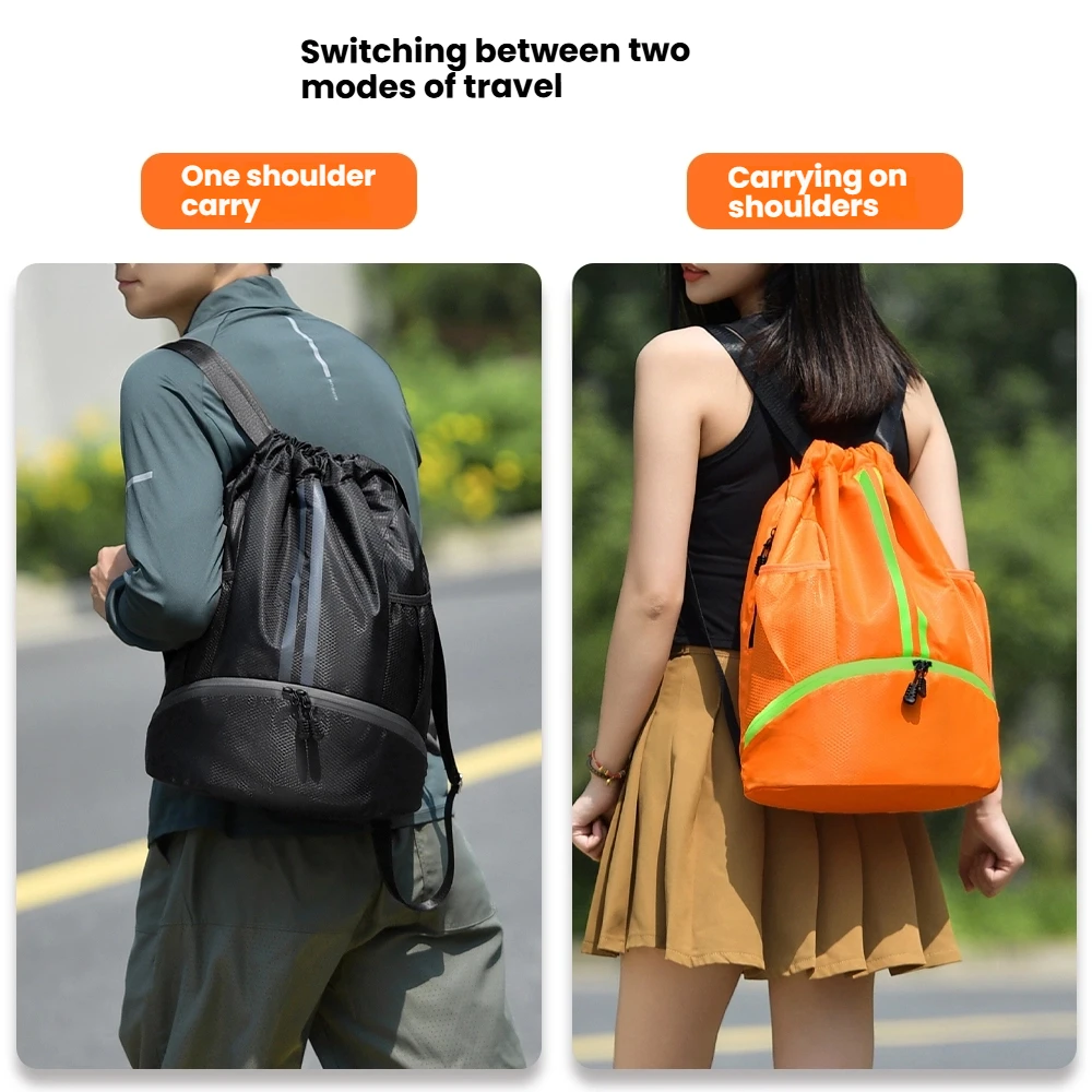 Sport Basketball Backpack Travel Outdoor Waterproof Swimming Fitness Travel Sports Bag Basketball Pouch Hiking Climbing Backpack