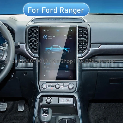 Película protectora de vidrio templado para Ford Ranger Wildtrak Raptor 2024 2025, protector de pantalla de navegación GPS para infotainment de coche de 12 pulgadas