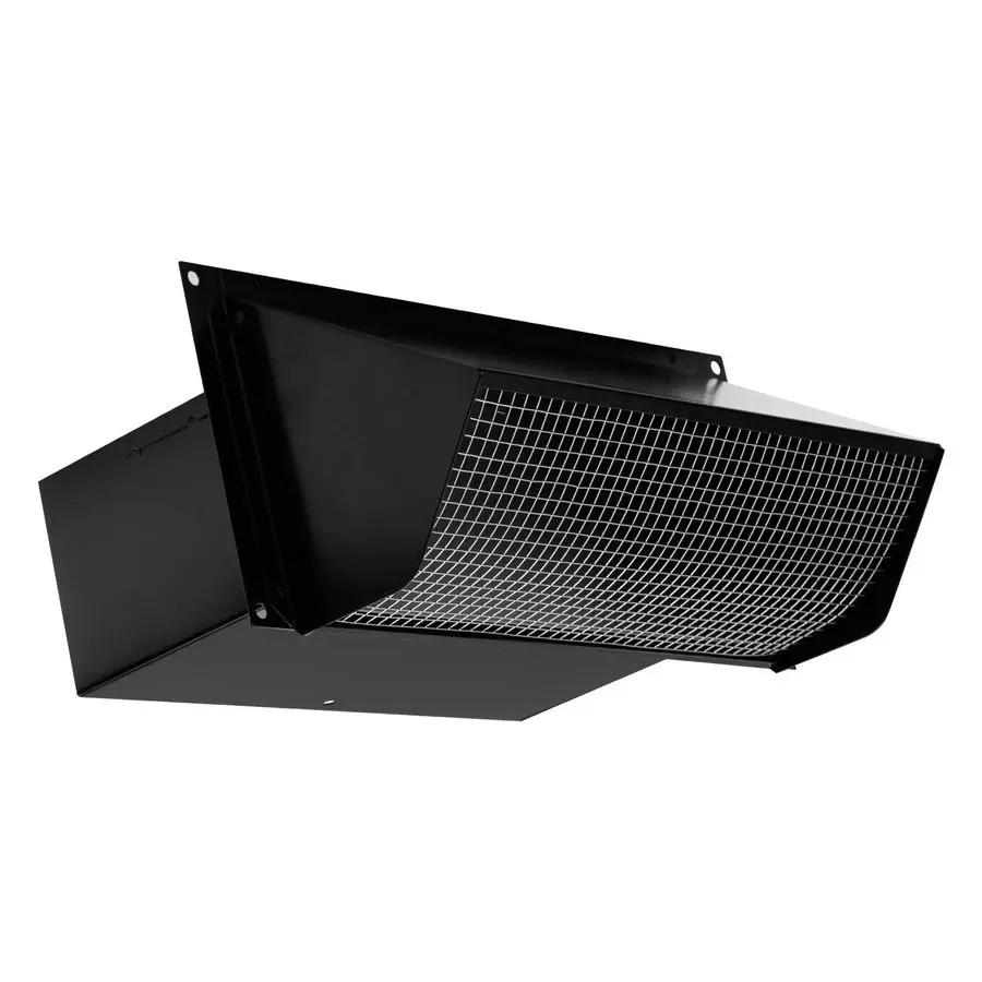 

Вентиляционная заглушка для микроволновой печи, вытяжки, вентиляционного вентилятора для ванной, коммерческой вытяжки, вытяжки для воздуховода 31,4 x 10 дюймов, черная