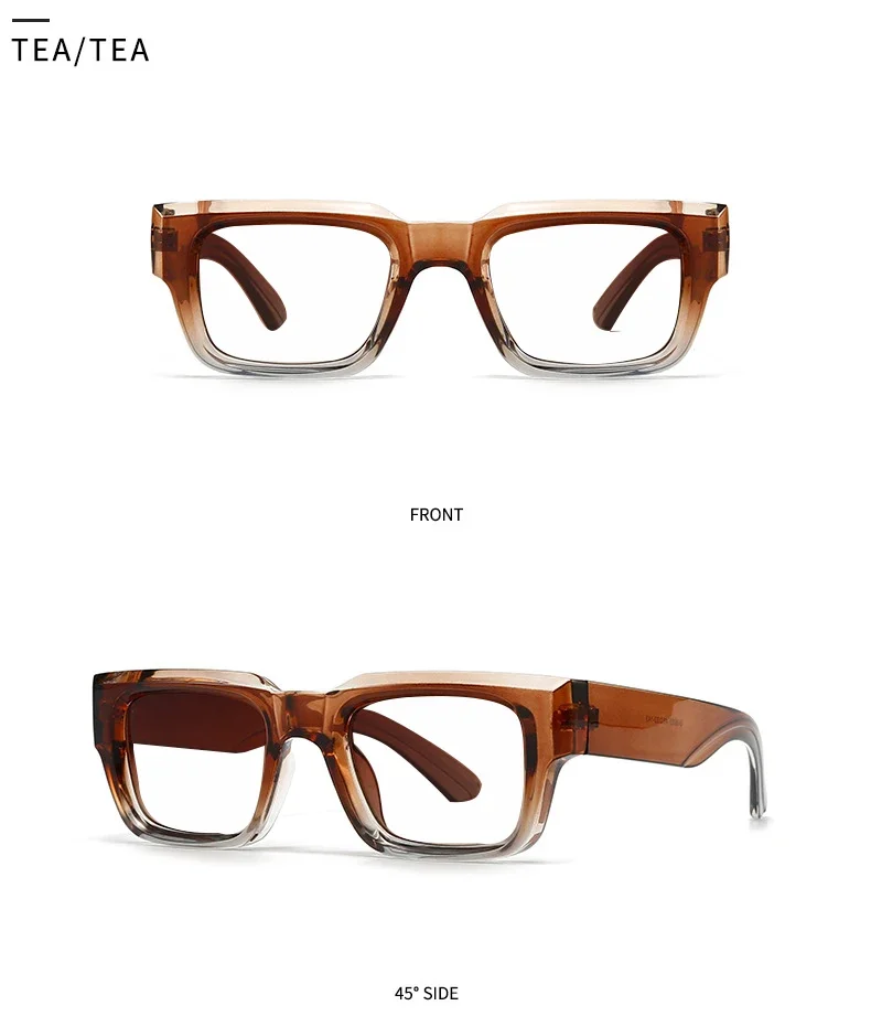 Luxury Brand Design Women Reading Glasses Men Fashion Square Presbyopic Eyeglass Dioptric +1.00~+6.00 Customize Prescription