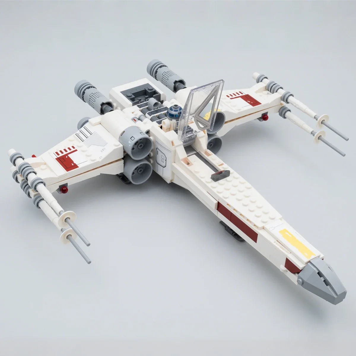 MOC Raumschiff-Kämpfer Dunkle X-Wings Galaxis-Raum-X-Flugzeug Sternenschiffe Kampfflugzeug-Modell Bausteine Festival-Party-Geschenke