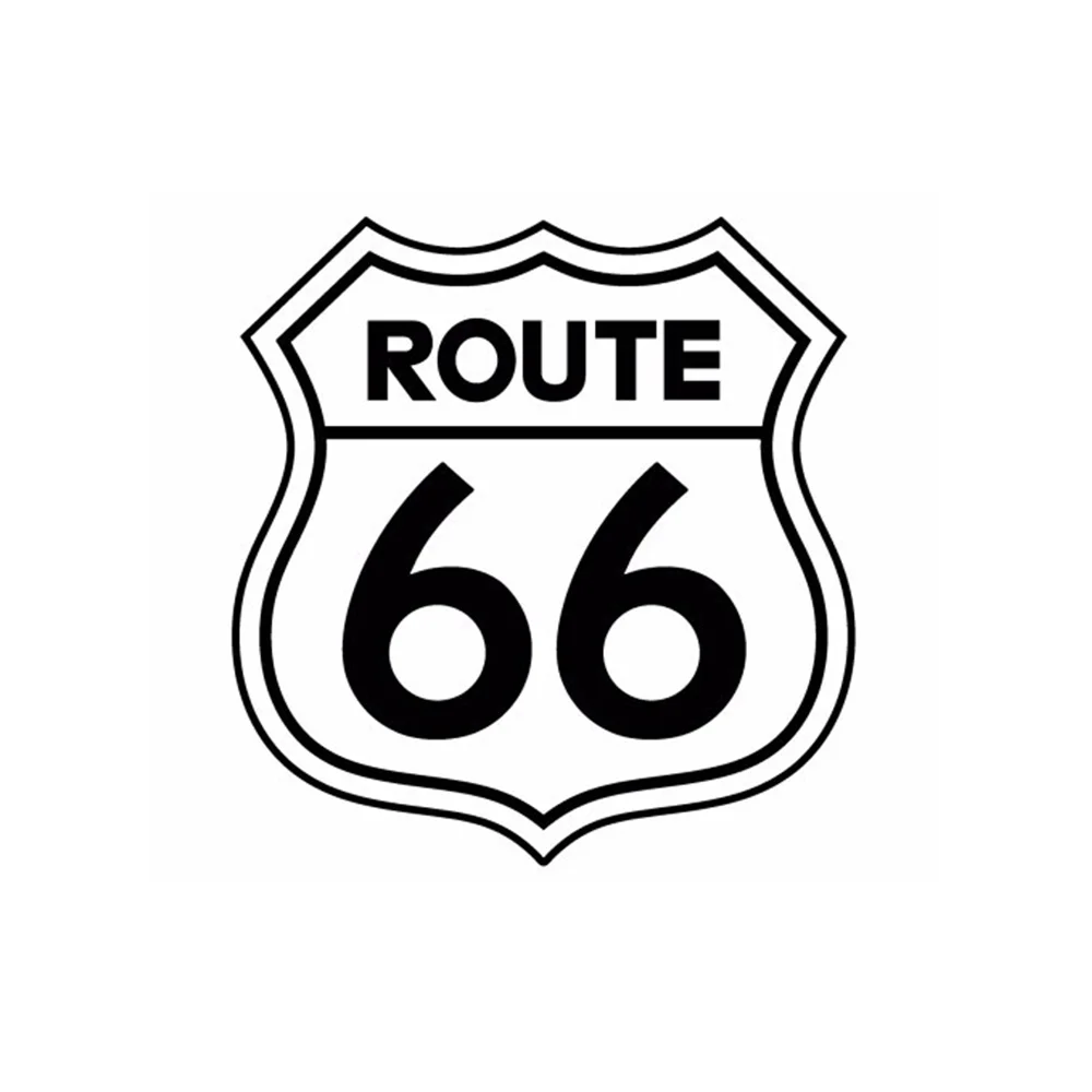 Vintage Signs Vintage Stickers, Wall Decals, DIY Poster, Route 66, Living Room, Window, Home Decor, Office, Garage, PVC