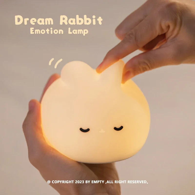 Dream Rabibit | Emotion Lamp  Rabbit Sleeping Light Beat Induction Delay Turn off