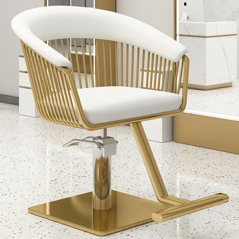 Modern Professional Barber Chairs Nordic Luxury Perm Hair Dyeing Barber Chairs Barbershop Comfort Salon Furniture Taburete