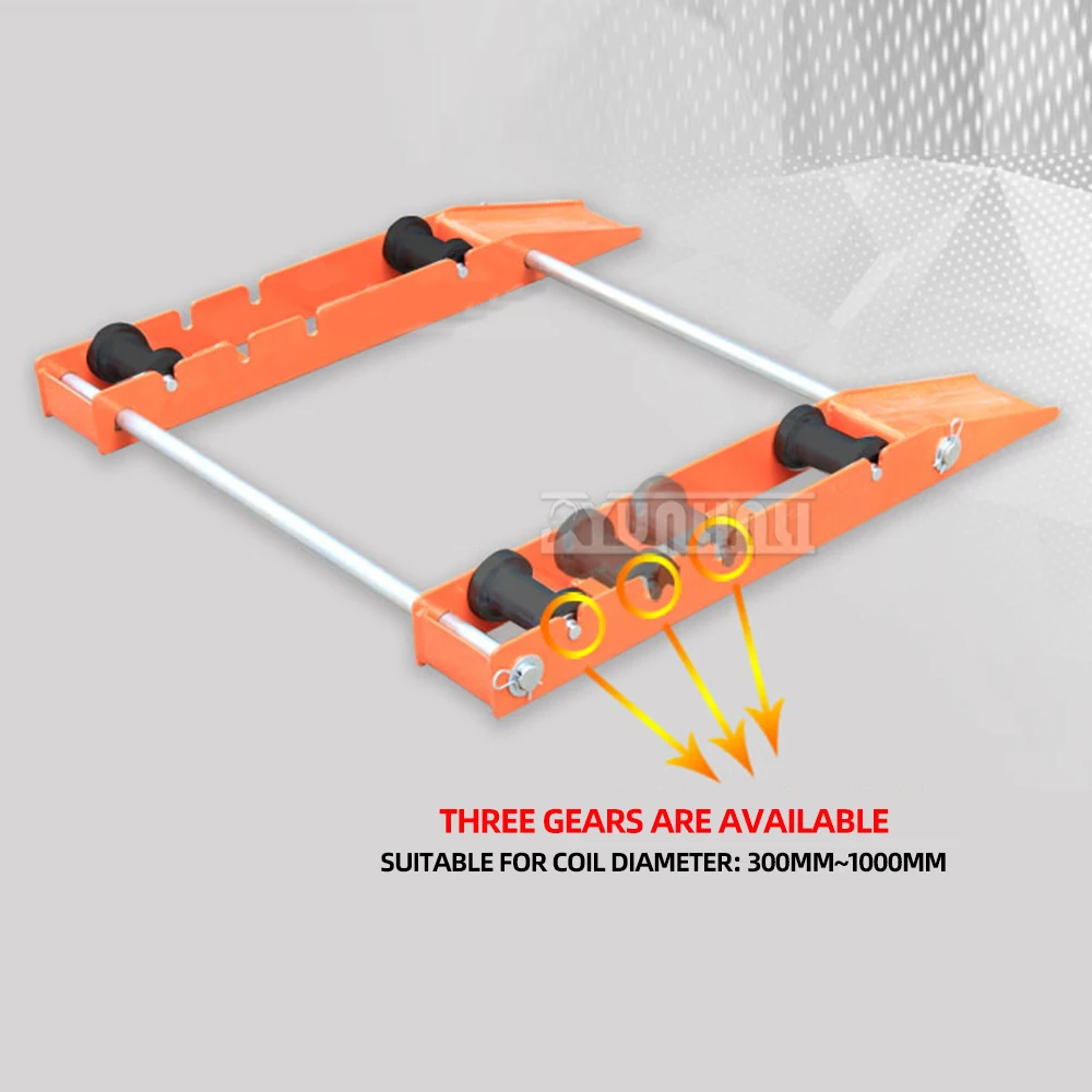 Foldable Cable Wire Pay-off Stand 300-1000mm Orbital Cable Payout Base Tool Fiber Optic Cable Rolling Trough TYX-1