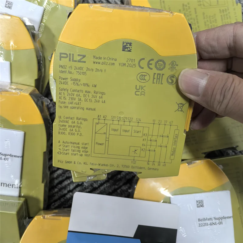 

PILZ Safety Relay Module 751177 751111 751134 750134 750109 773536 750108 751108 750167 750177 Hot Sale
