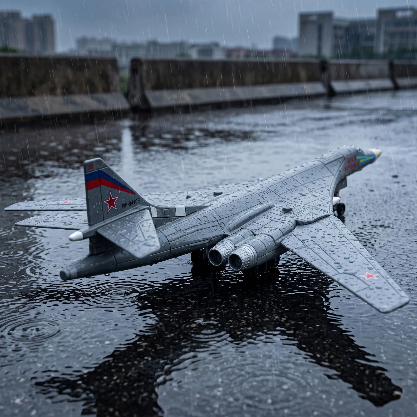 Alloy Metal Diecast Model Plane Compatible With Tupolev Tu-160 Strategic Bomber White Swan Desktop Display Ornament Mini