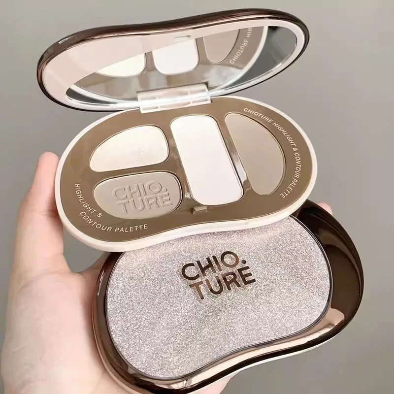 

CHIO TURE 4-Color Highlight&Contour Palette Natural Stereoscopic Nose Shadow Matte Comprehensive Color palette