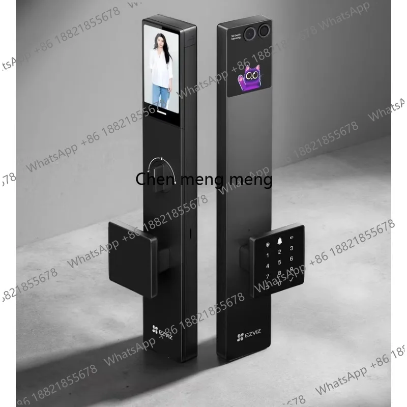 Smart face video lock dual screen palm vein fingerprint door opening Y5000FVP